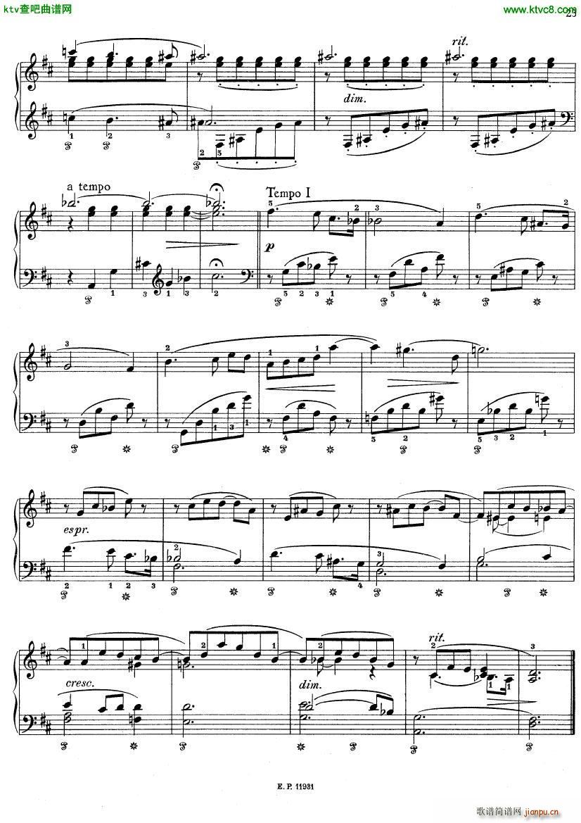 Glière Zw lf Kinderstücke Op 31(钢琴谱)22