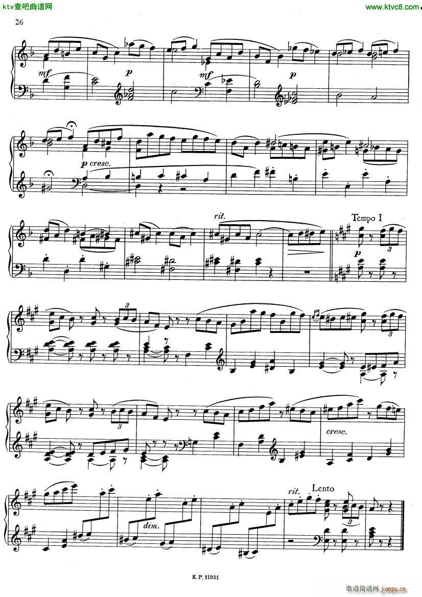 Glière Zw lf Kinderstücke Op 31(钢琴谱)25