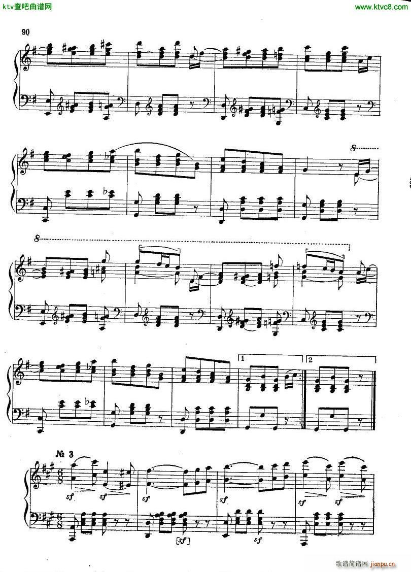 Glinka Quadrille fran ais(钢琴谱)3