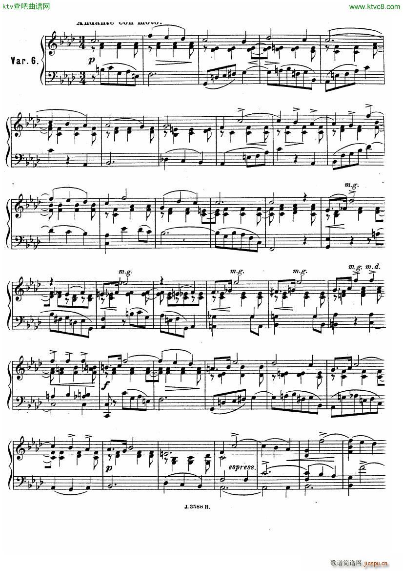 hofmann variation fugue(钢琴谱)7