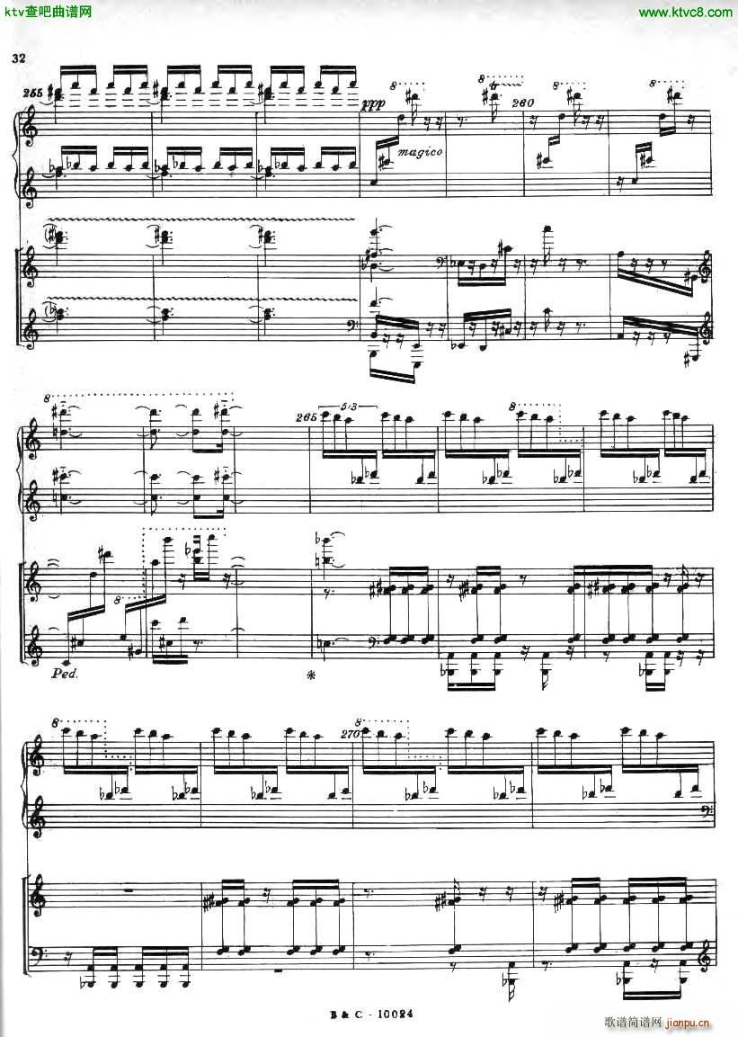 Ginastera Piano concerto No 1 part 2(钢琴谱)1