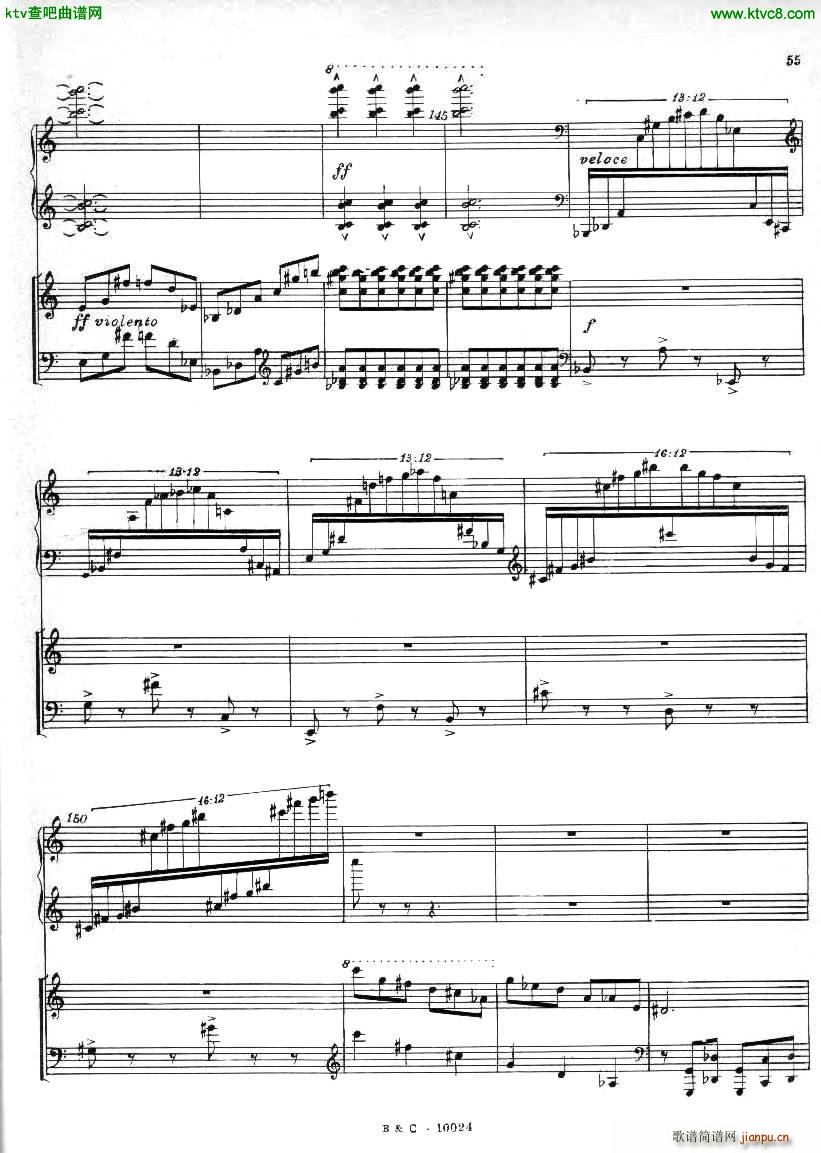 Ginastera Piano concerto No 1 part 2(钢琴谱)24