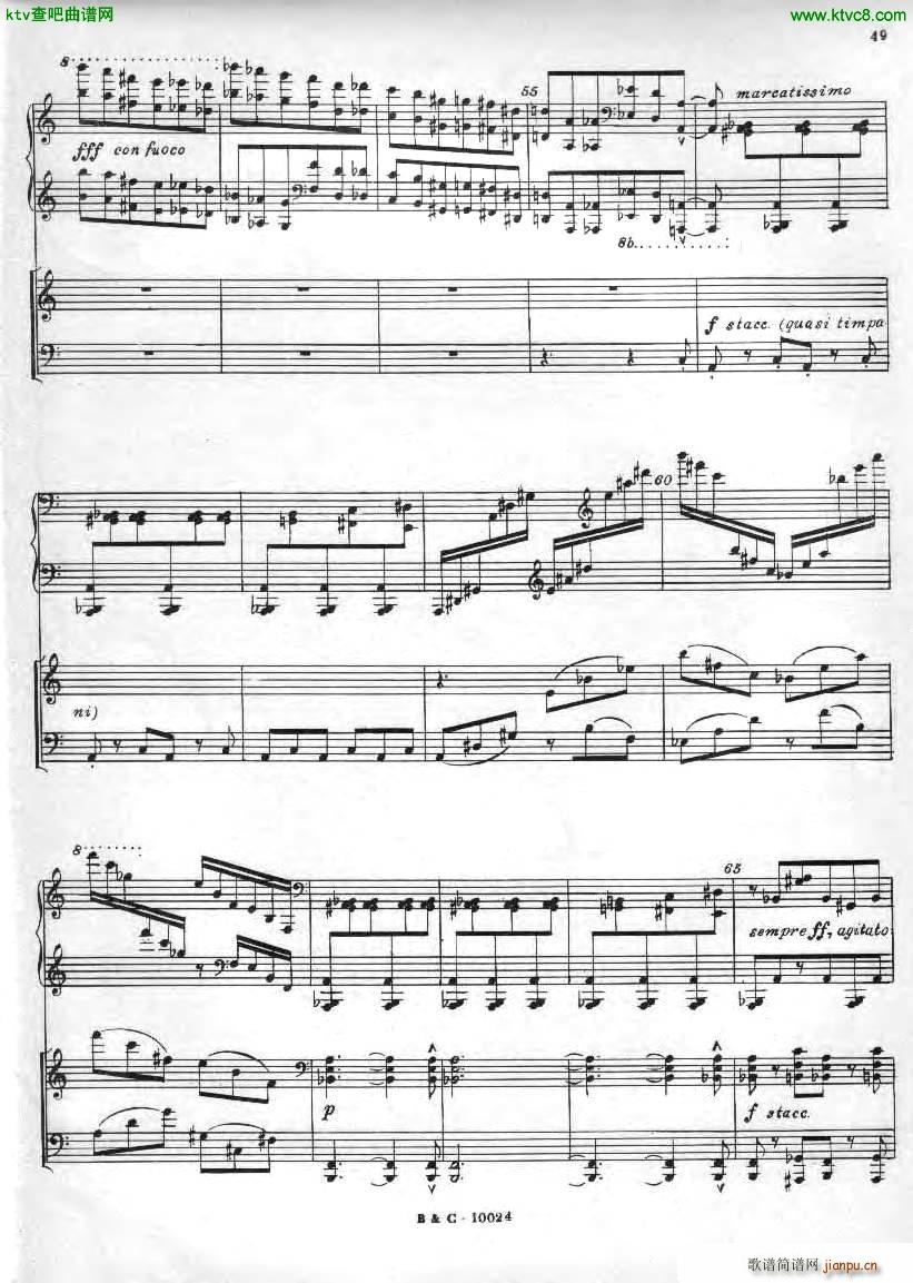 Ginastera Piano concerto No 1 part 2(钢琴谱)18