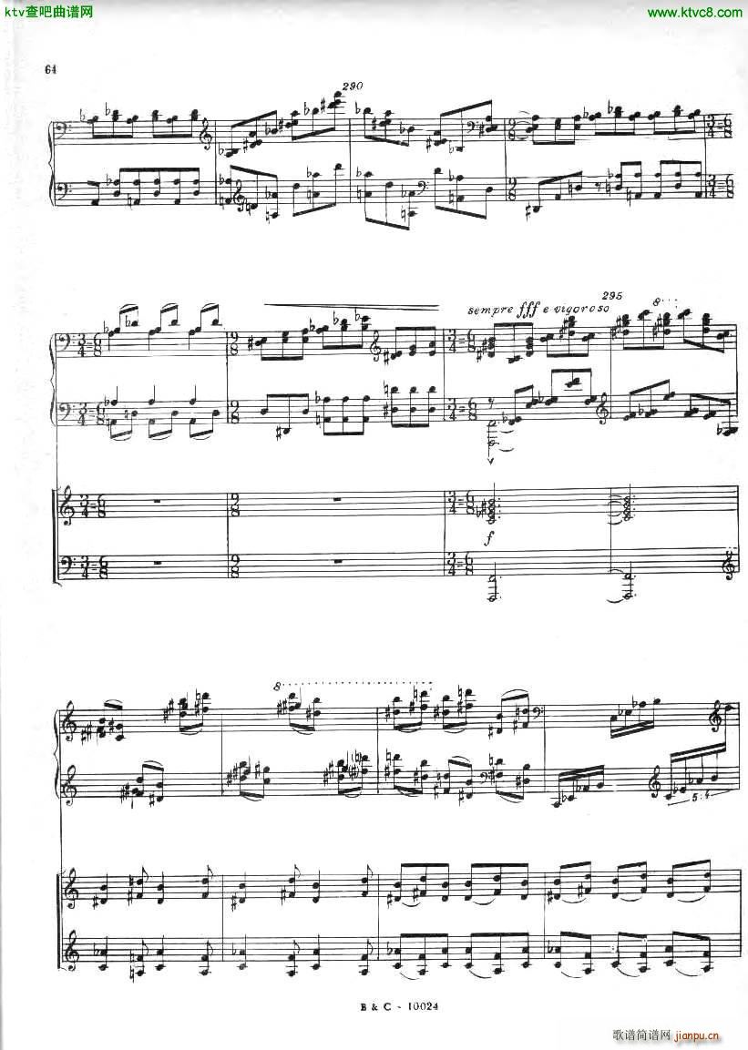 Ginastera Piano concerto No 1 part 2(钢琴谱)32