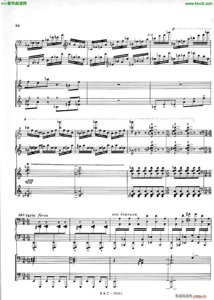 Ginastera Piano concerto No 1 part 2(钢琴谱)34