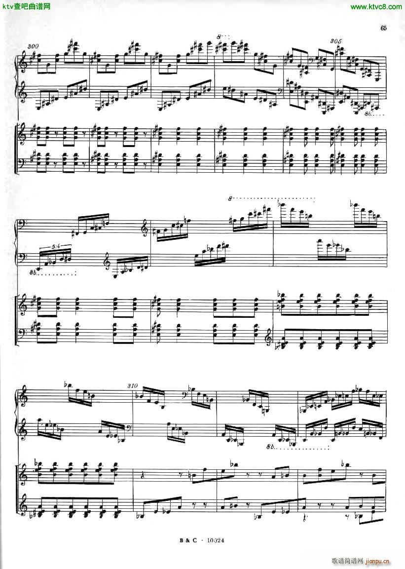 Ginastera Piano concerto No 1 part 2(钢琴谱)33