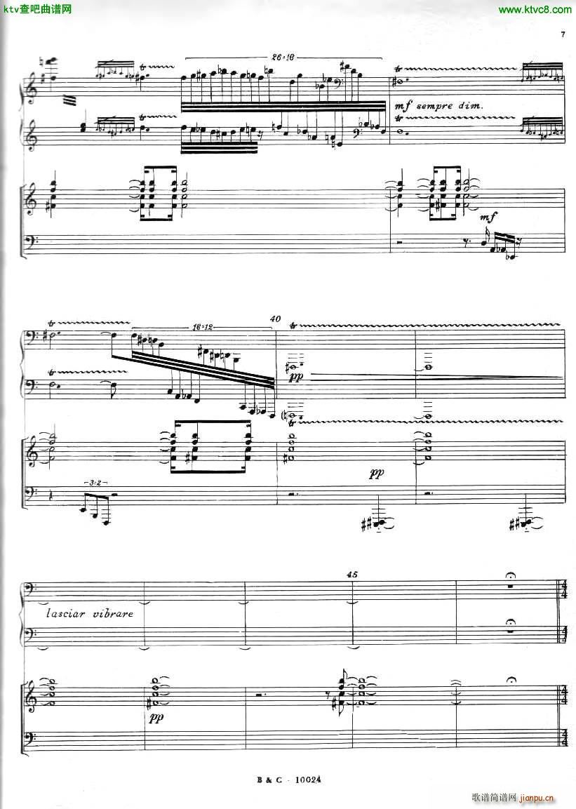 Ginastera Piano concerto No 1 part 1(钢琴谱)7