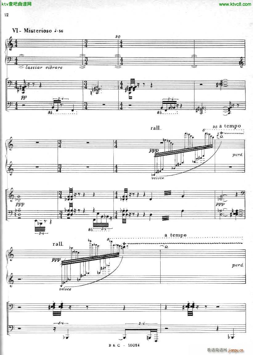 Ginastera Piano concerto No 1 part 1(钢琴谱)12