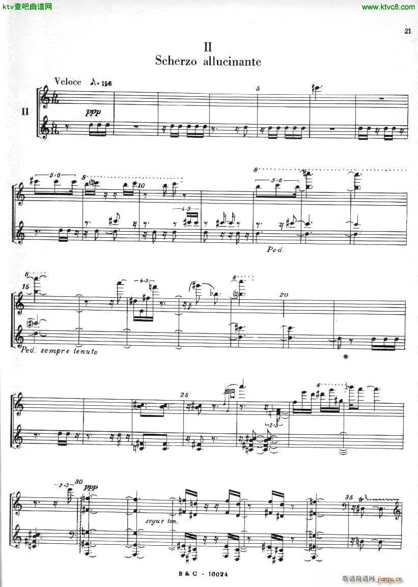 Ginastera Piano concerto No 1 part 1(钢琴谱)21