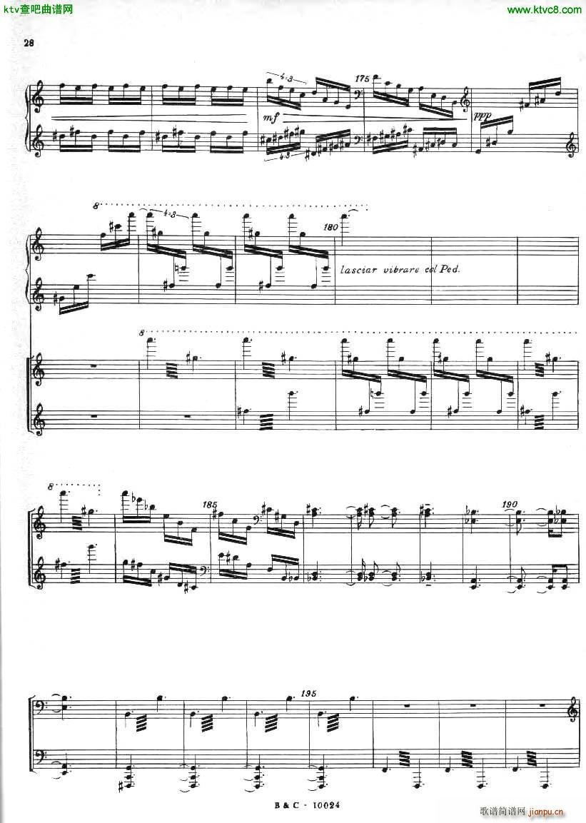 Ginastera Piano concerto No 1 part 1(钢琴谱)28