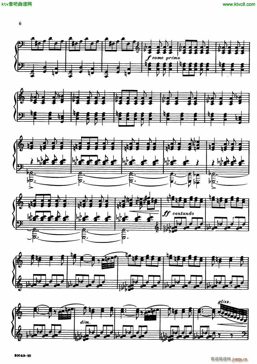 ginastera preludios americanos(钢琴谱)5