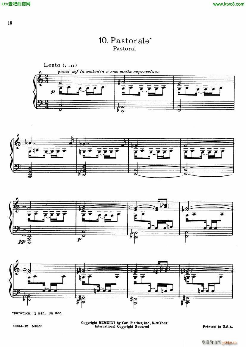 ginastera preludios americanos(钢琴谱)17