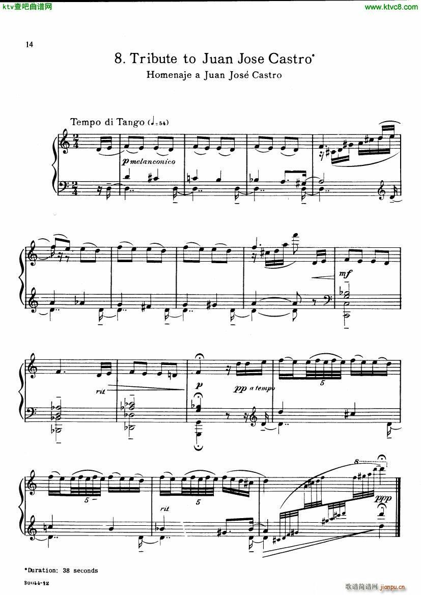 ginastera preludios americanos(钢琴谱)13