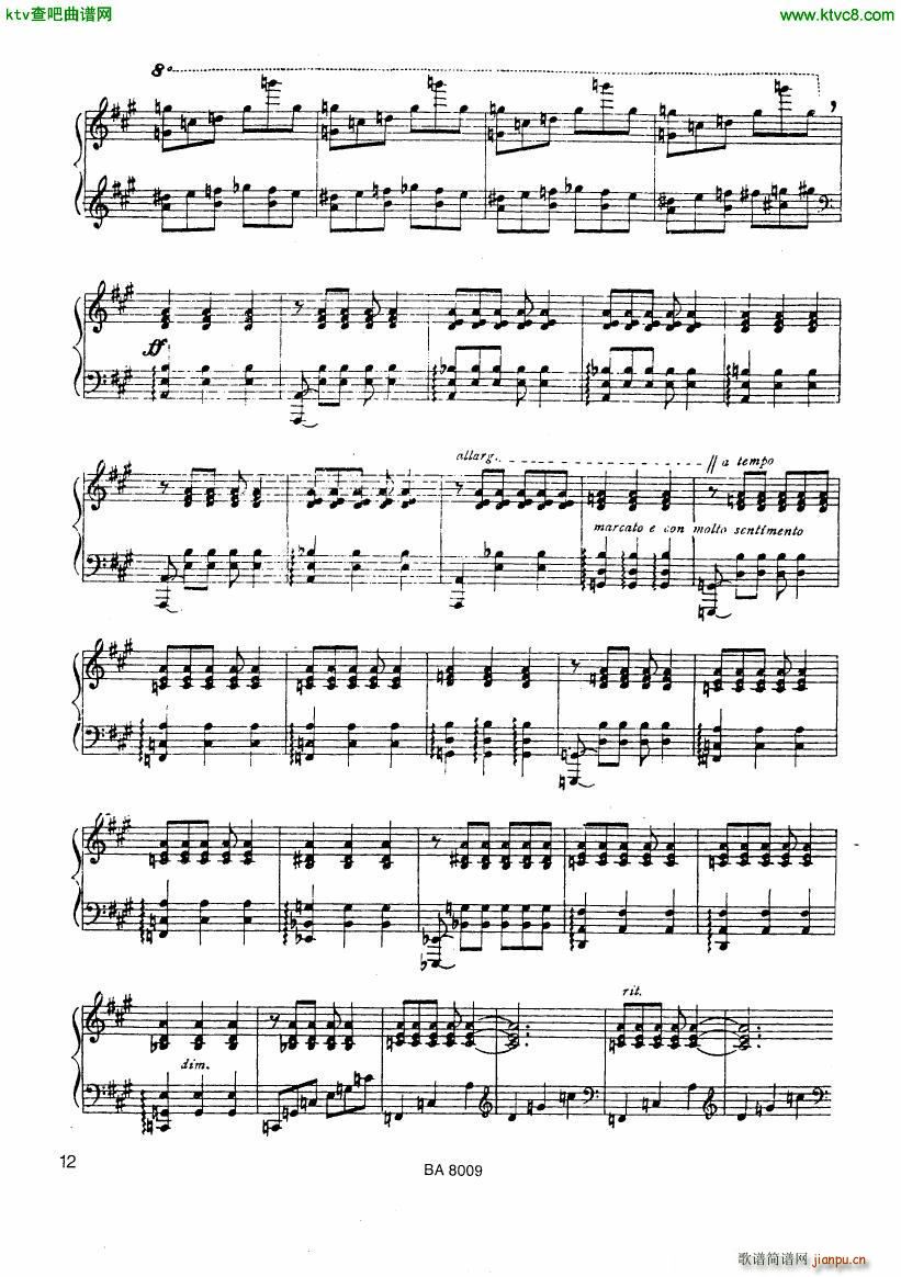 Ginastera Tres Piezas 3 Criolla(钢琴谱)3