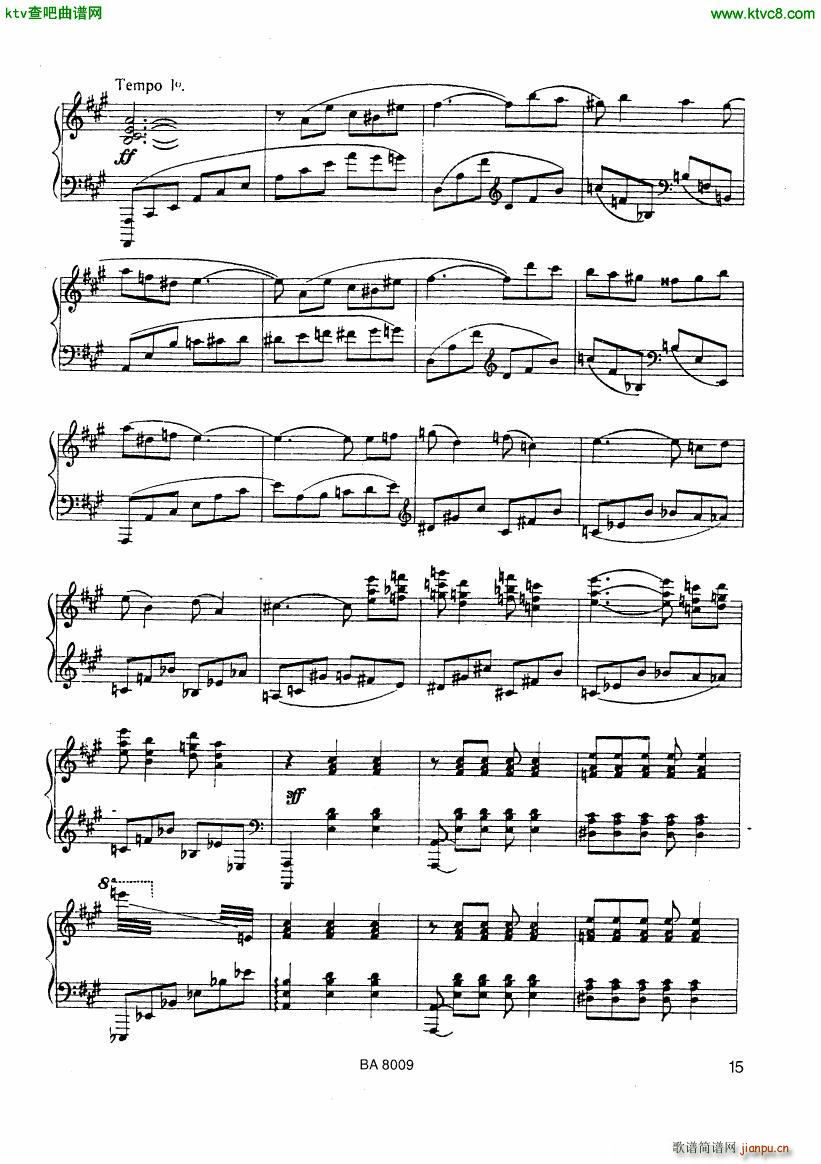 Ginastera Tres Piezas 3 Criolla(钢琴谱)6