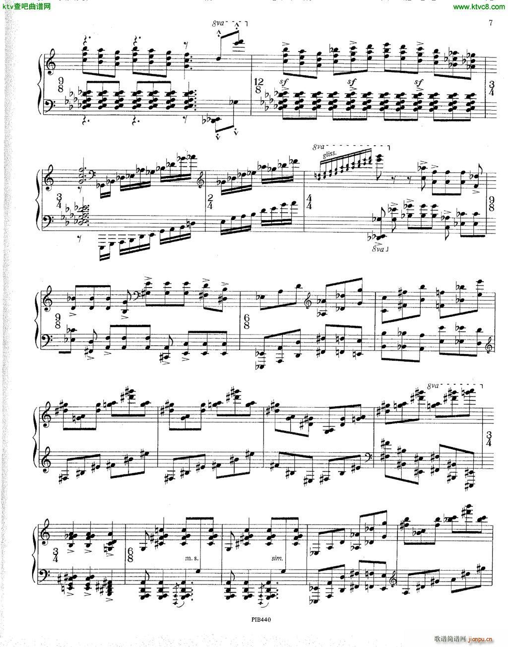 Ginastera Sonata No 3(钢琴谱)5