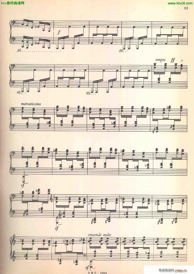 Ginastera Sonata No 1(钢琴谱)23