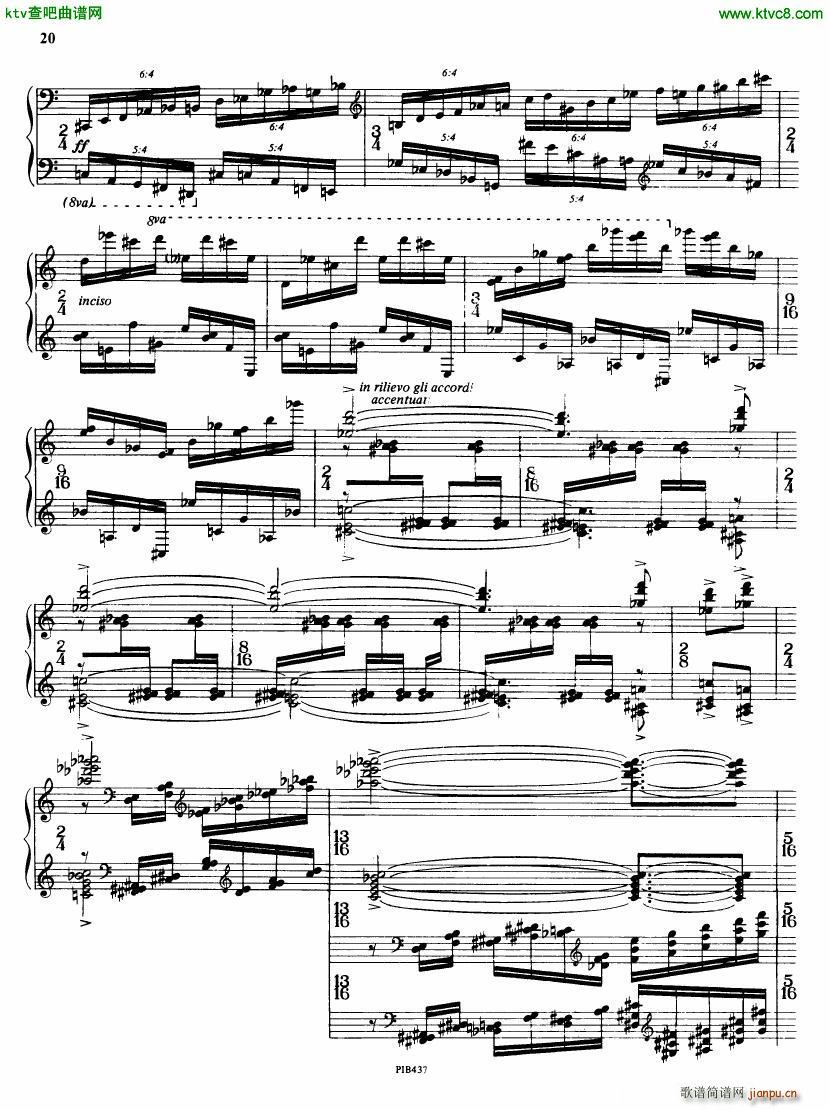 Ginastera op 53 Sonata No 2(钢琴谱)20
