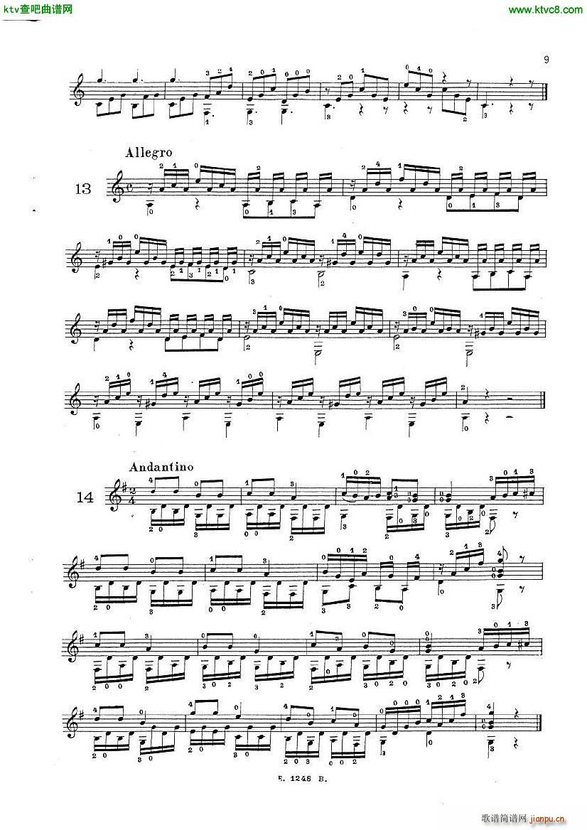 Mauro Giuliani Le Papillon op 50(钢琴谱)7