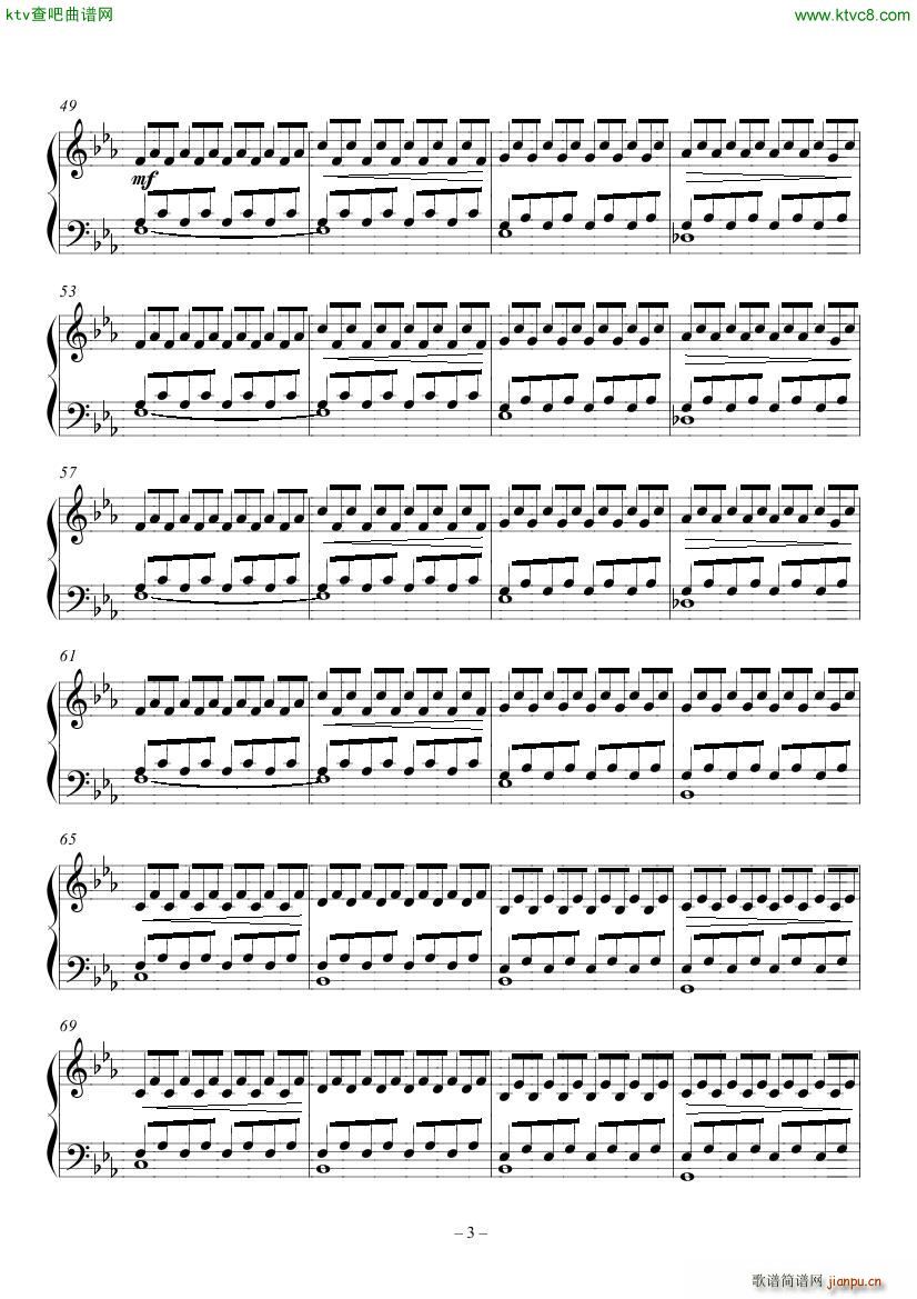 Philip Glass Opening Glassworks(钢琴谱)3