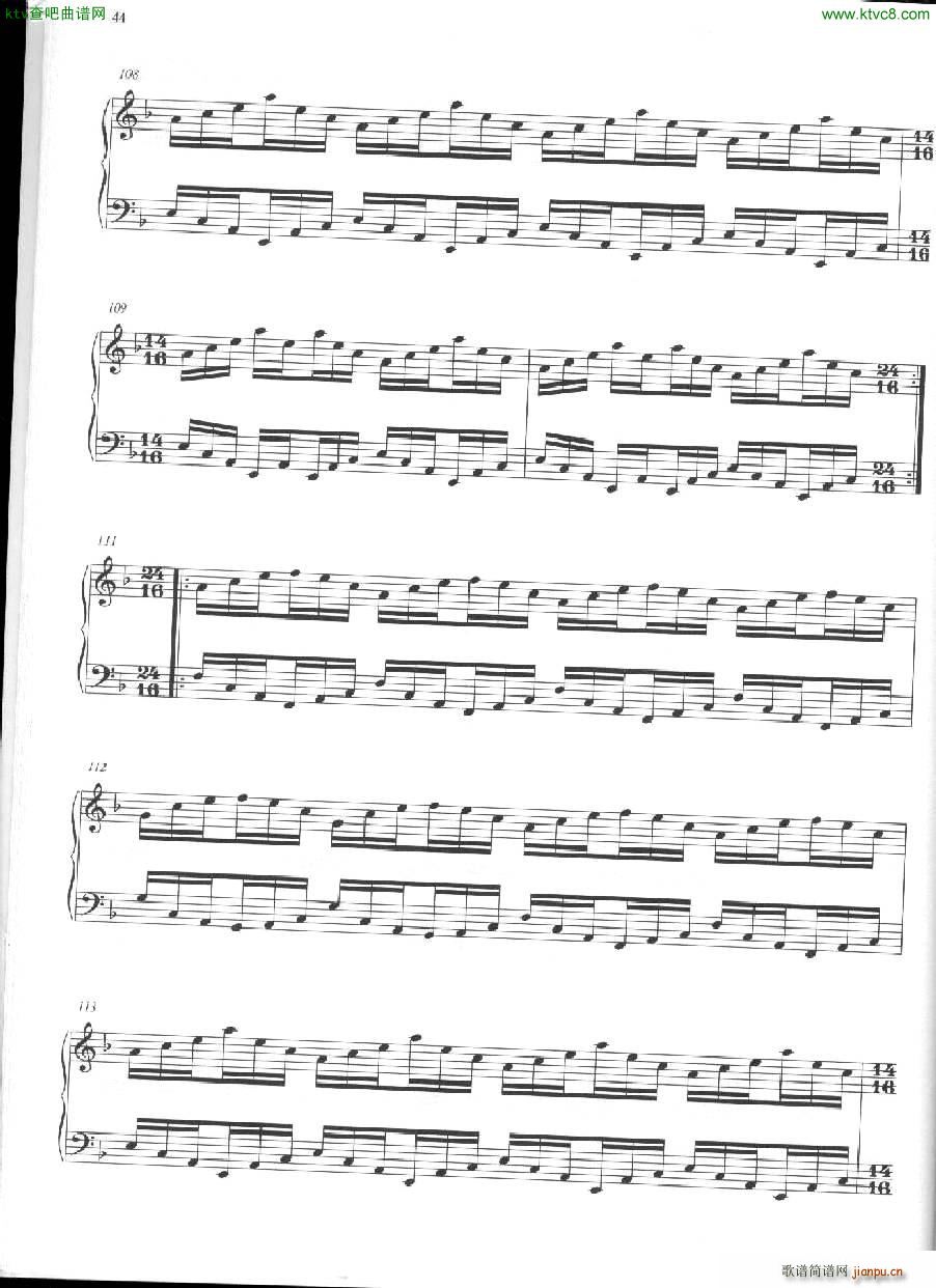Philip Glass Mad rush 1(钢琴谱)15