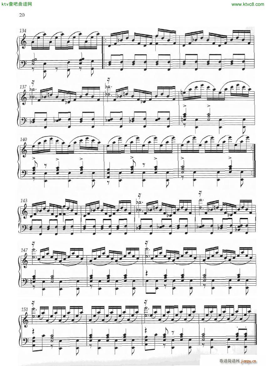 Glass trilogy 3(钢琴谱)8