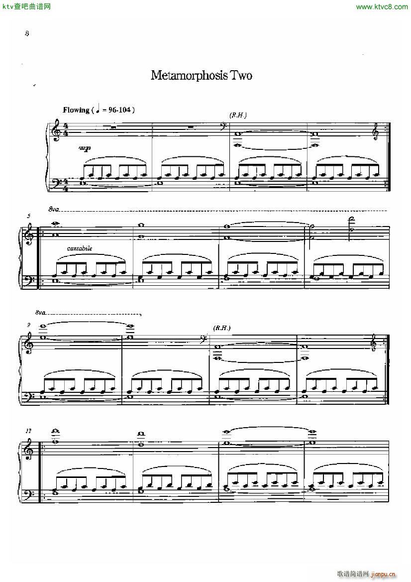 Glass Metamorphosis(钢琴谱)5