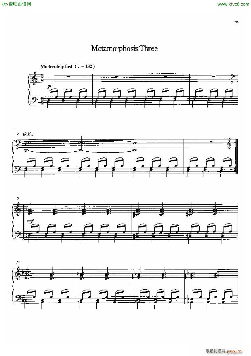Glass Metamorphosis(钢琴谱)12