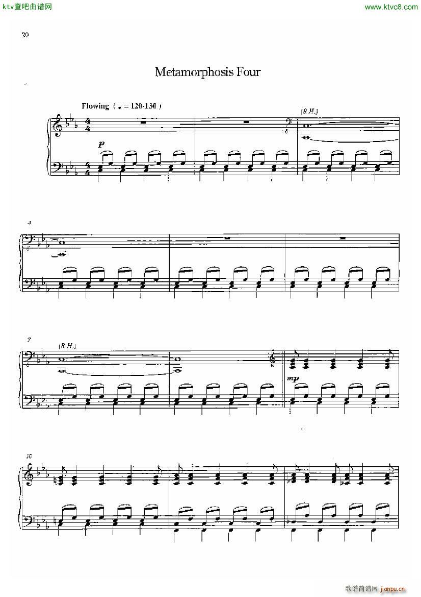 Glass Metamorphosis(钢琴谱)17