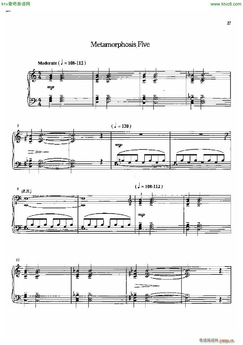 Glass Metamorphosis(钢琴谱)24