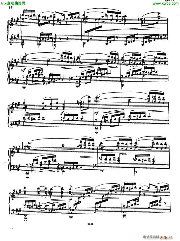 Glazunov op67 The Seasons ballet Petit Adagio(钢琴谱)3