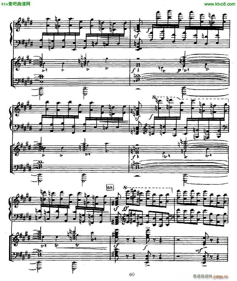 Glazunov Piano Concerto No 2 二(钢琴谱)19