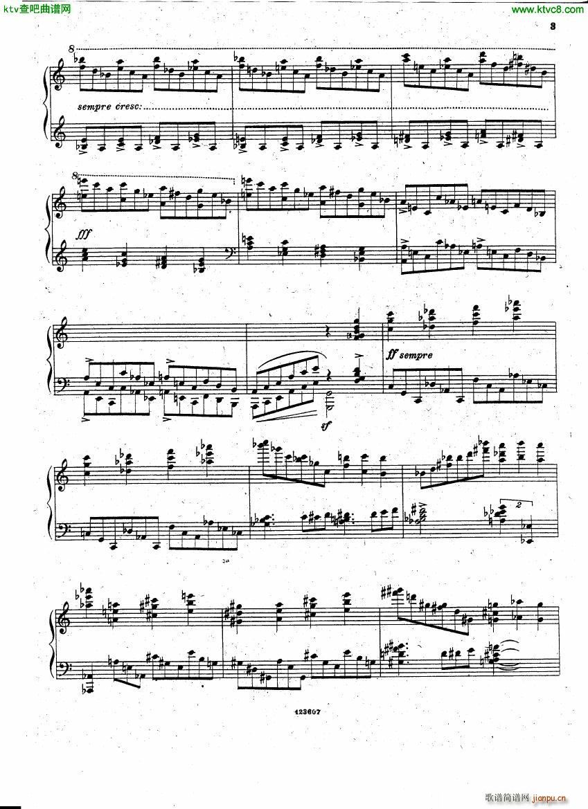 Fuga Toccata(钢琴谱)3