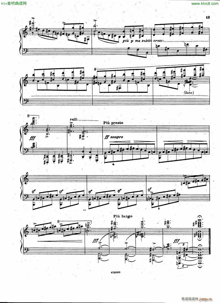 Fuga Toccata(钢琴谱)13