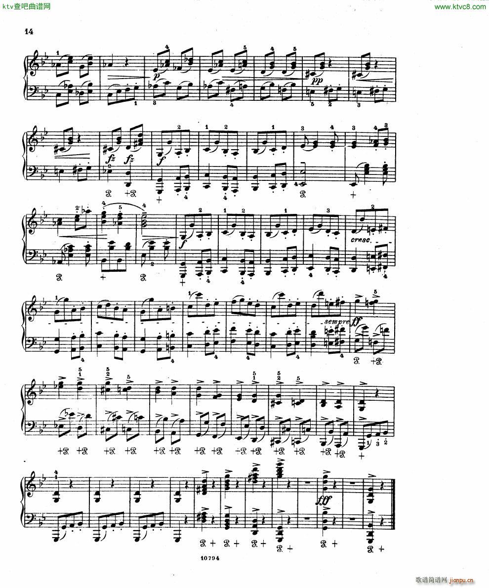 Fuchs Robert Improvisation pour clavier op 11(钢琴谱)12