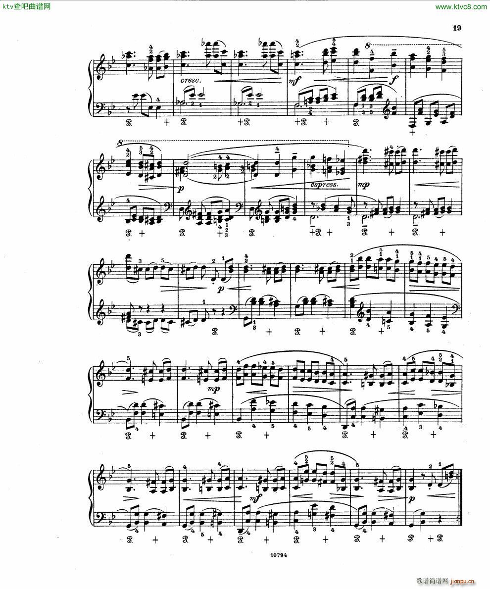 Fuchs Robert Improvisation pour clavier op 11(钢琴谱)17