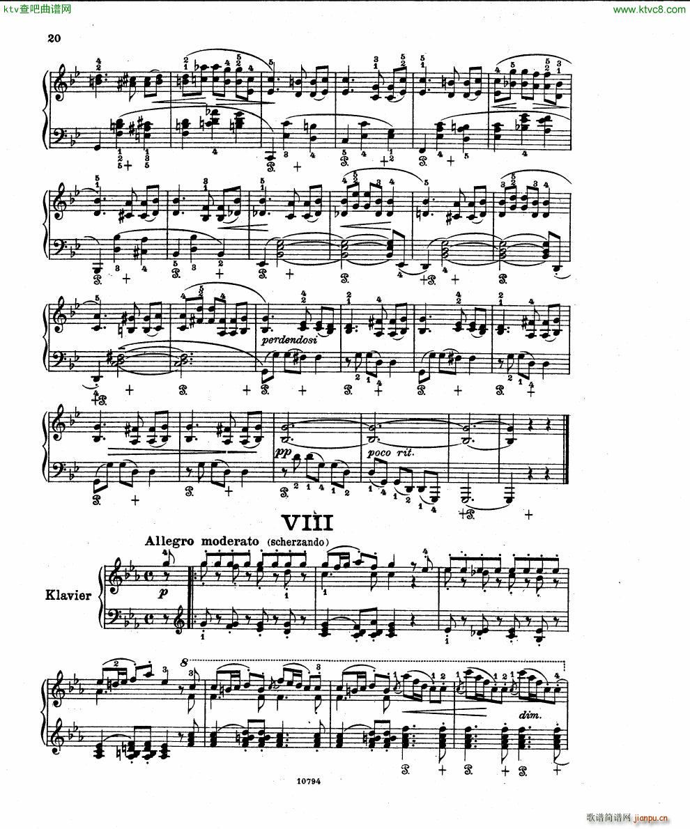 Fuchs Robert Improvisation pour clavier op 11(钢琴谱)18