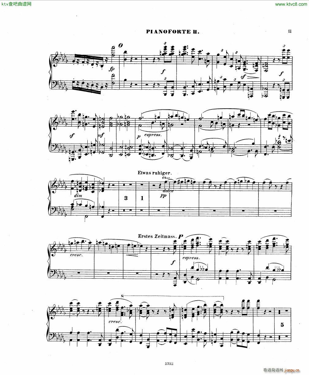 Fuchs Piano concerto Op 27 II(钢琴谱)10