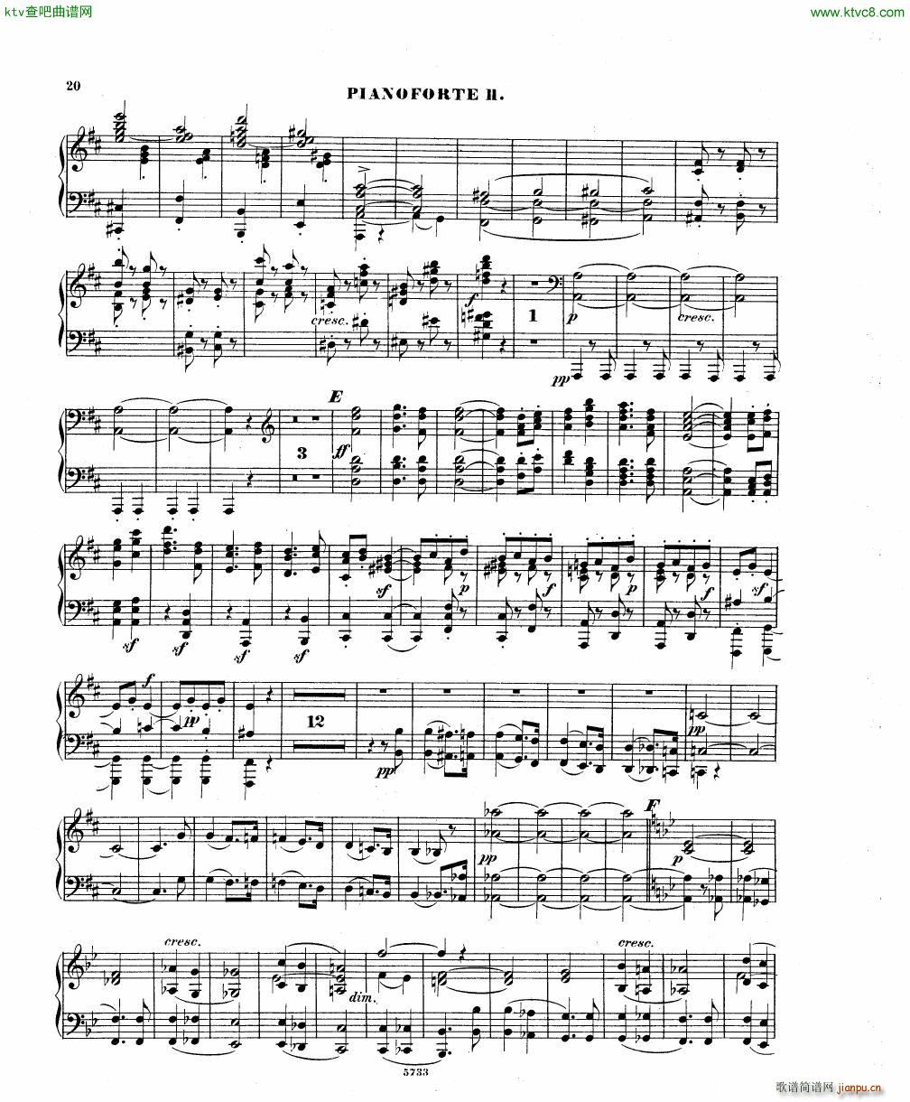 Fuchs Piano concerto Op 27 II(钢琴谱)19