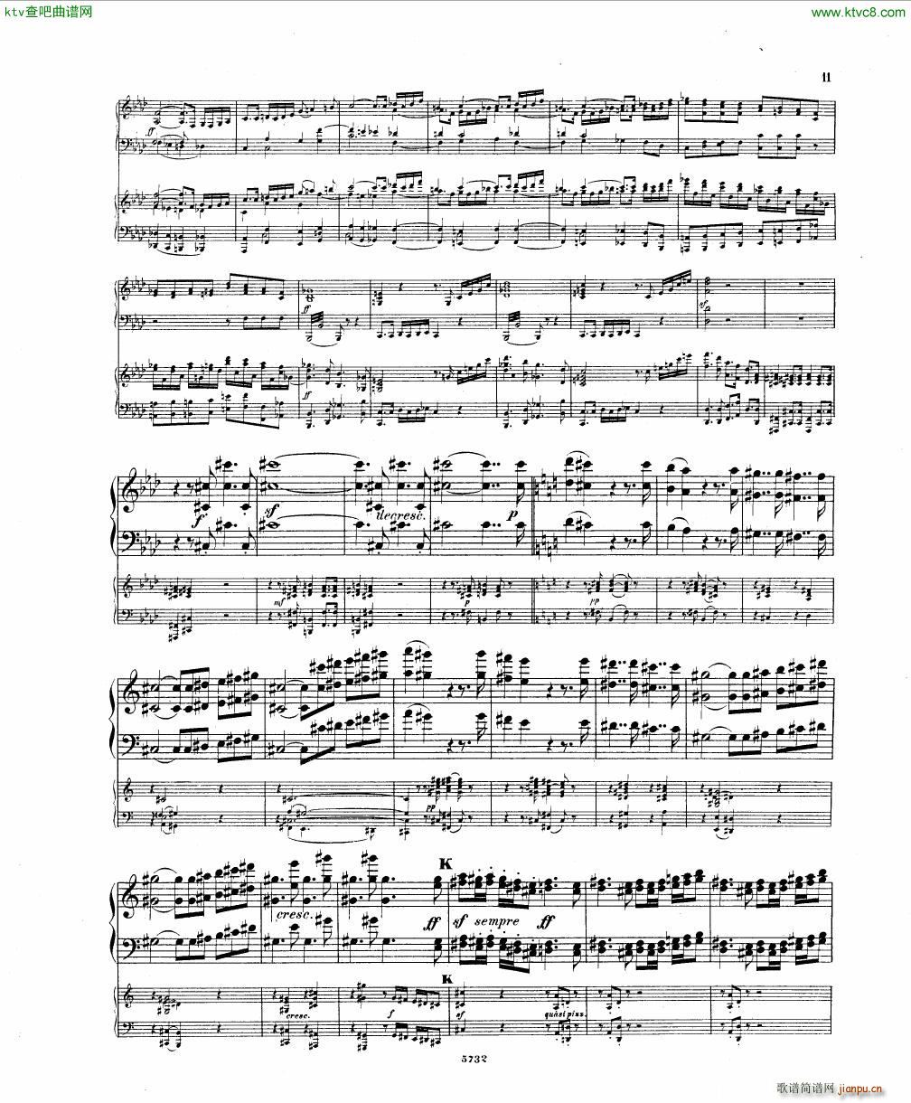 Fuchs Piano concerto Op 27 I(钢琴谱)9