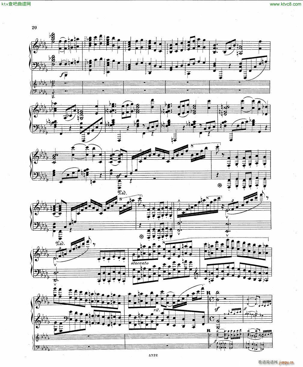 Fuchs Piano concerto Op 27 I(钢琴谱)18