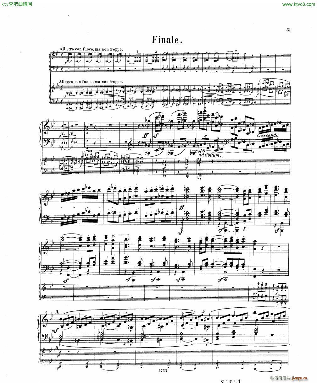 Fuchs Piano concerto Op 27 I(钢琴谱)29