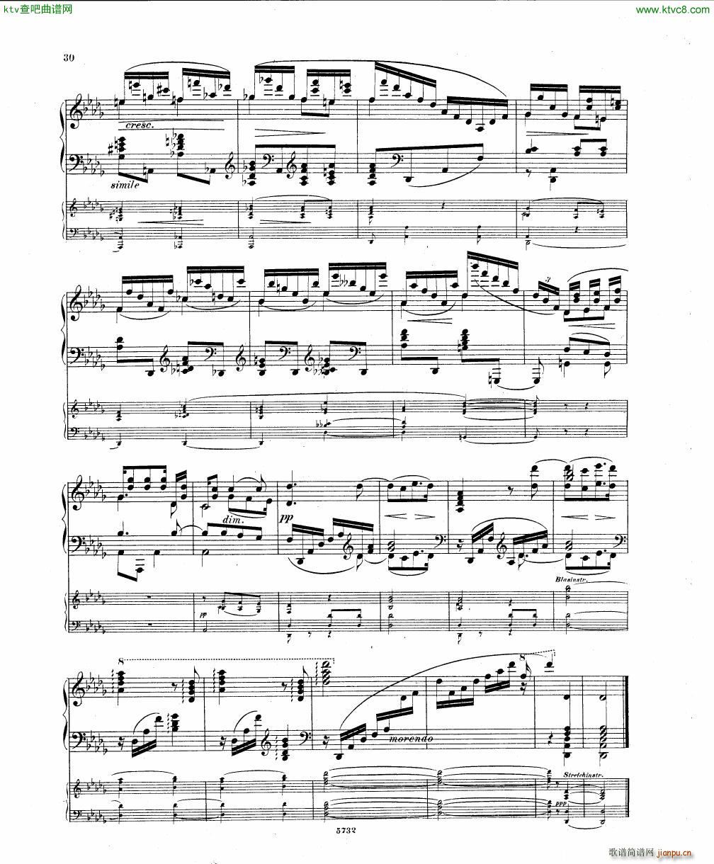 Fuchs Piano concerto Op 27 I(钢琴谱)28