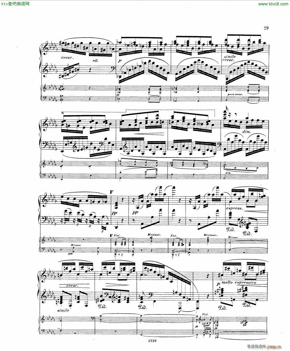 Fuchs Piano concerto Op 27 I(钢琴谱)27
