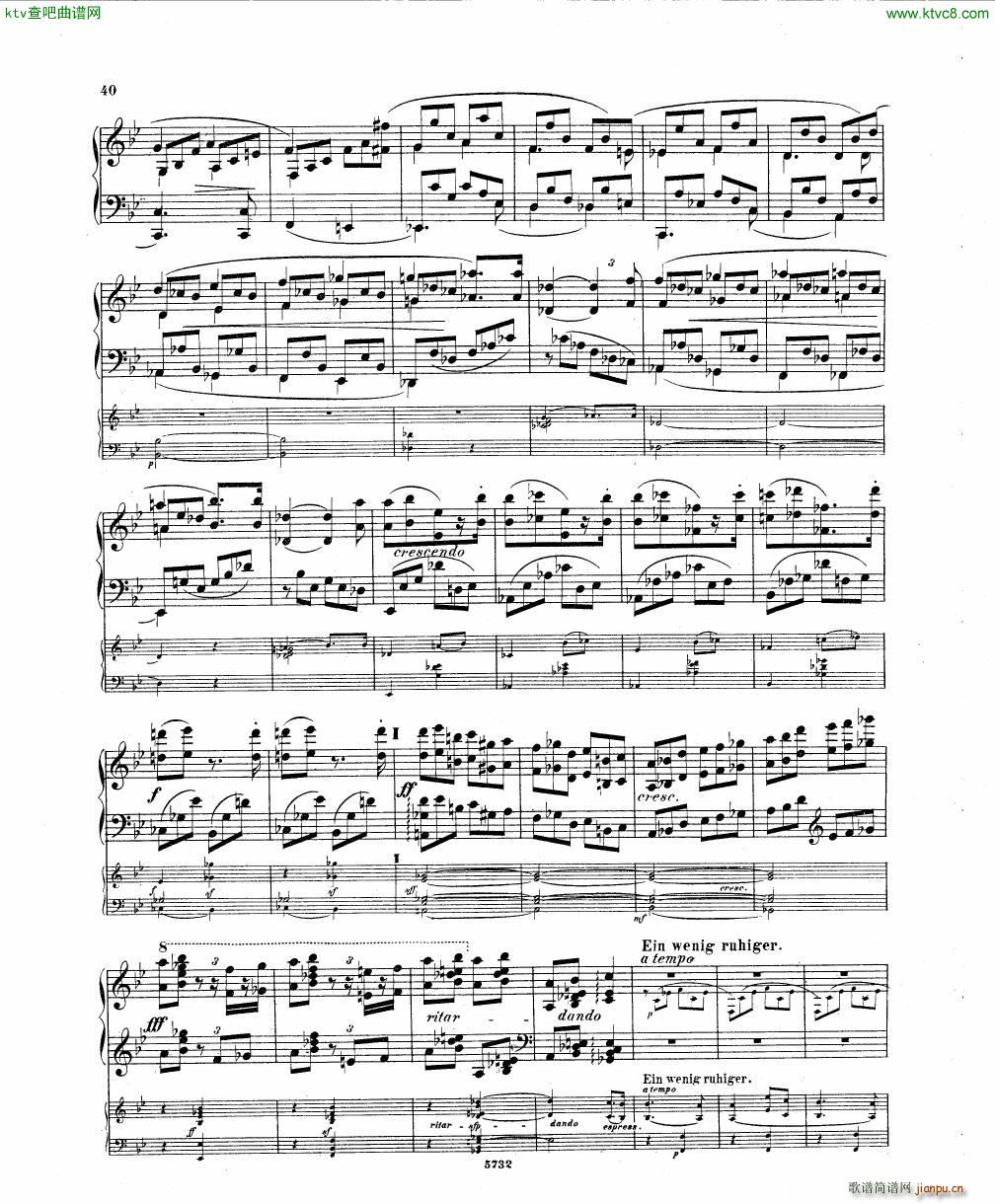 Fuchs Piano concerto Op 27 I(钢琴谱)38