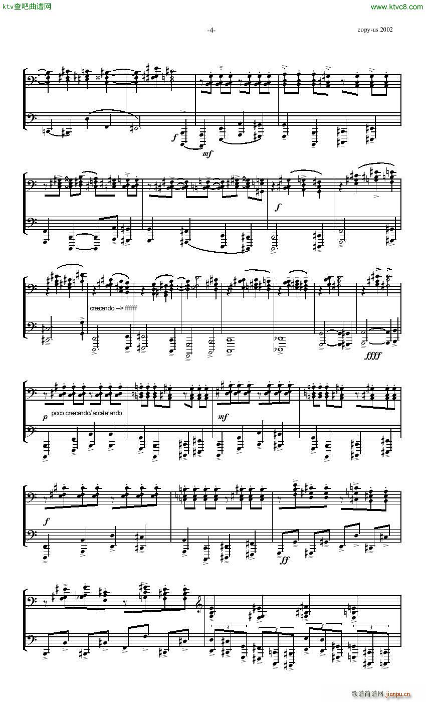 Heiner Frost Toccata for piano(钢琴谱)3