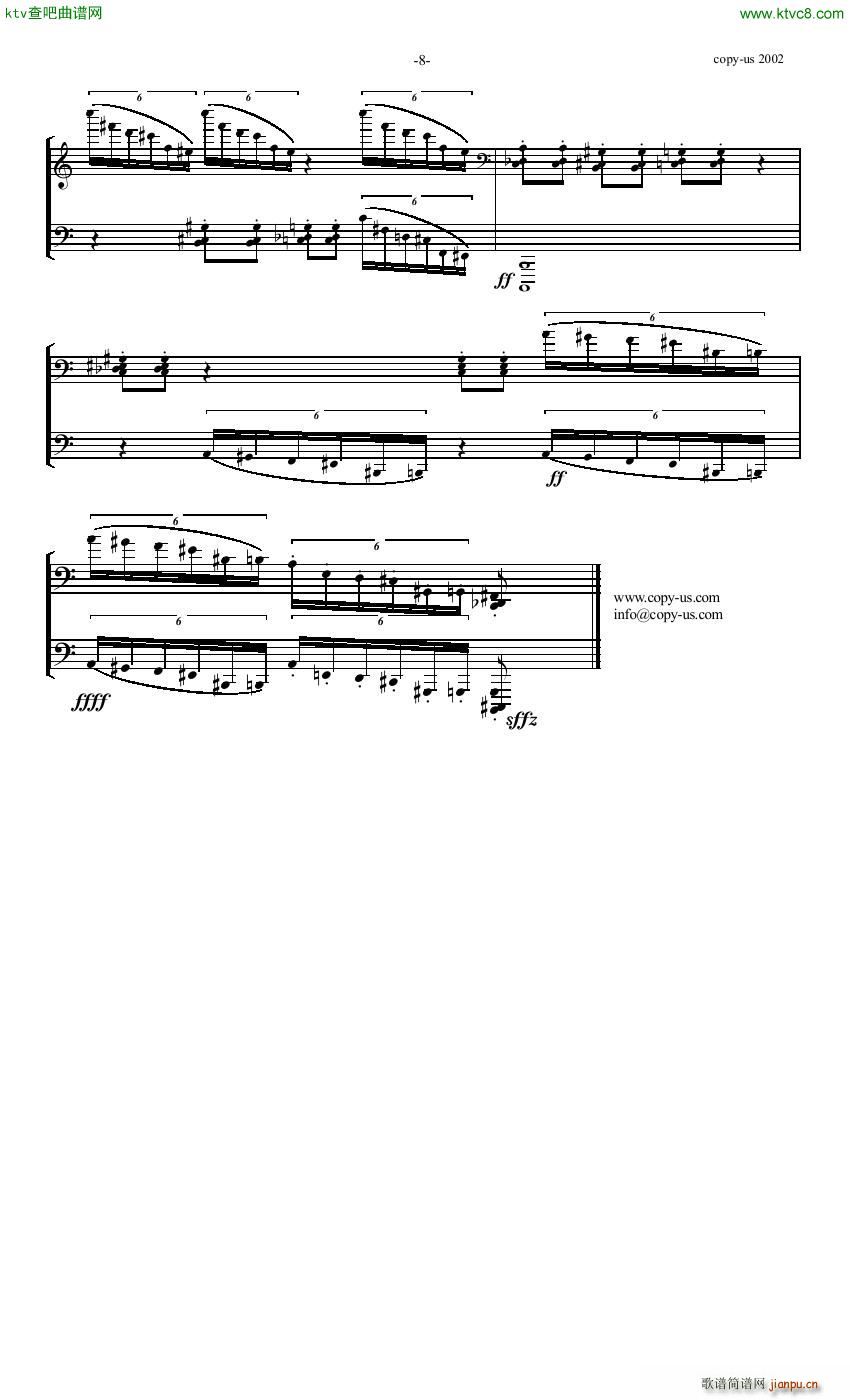 Heiner Frost Toccata for piano(钢琴谱)7