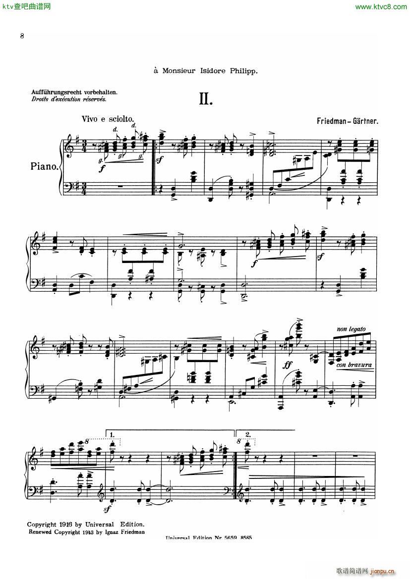 FRIEDMAN GARTNER Wiener T nze no2(钢琴谱)1