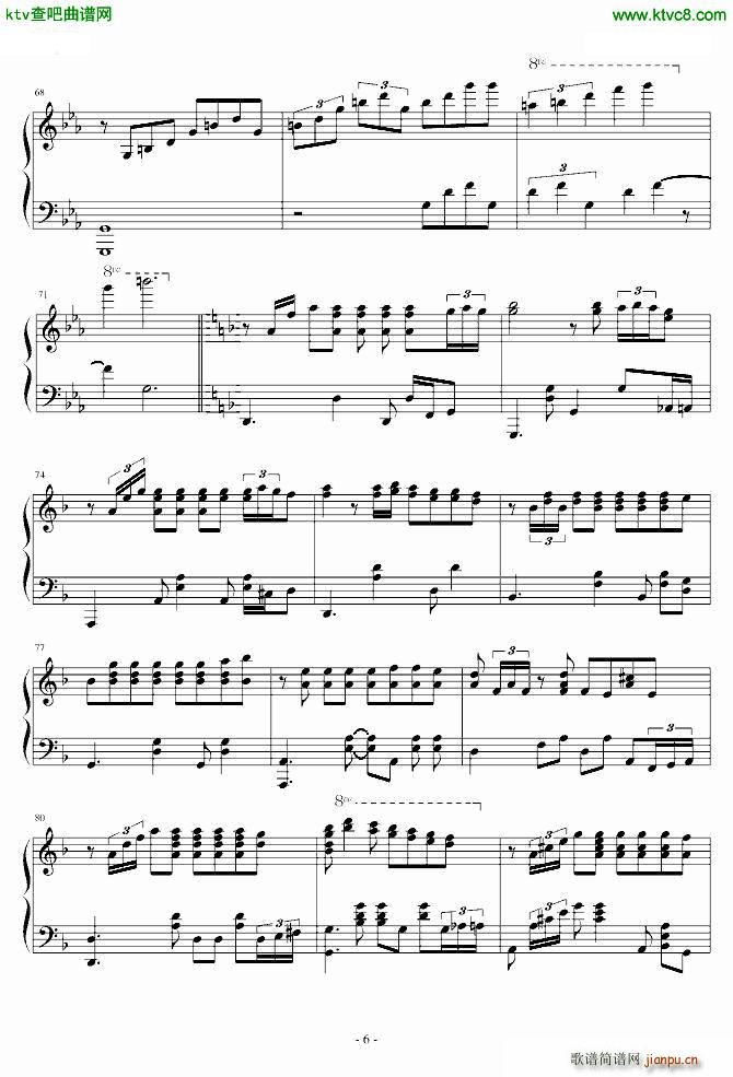 Tango In Ebony(钢琴谱)6