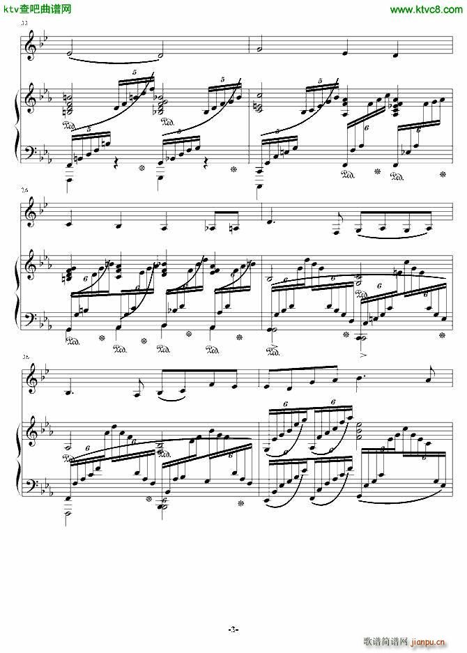 荒芜第三乐章(钢琴谱)3